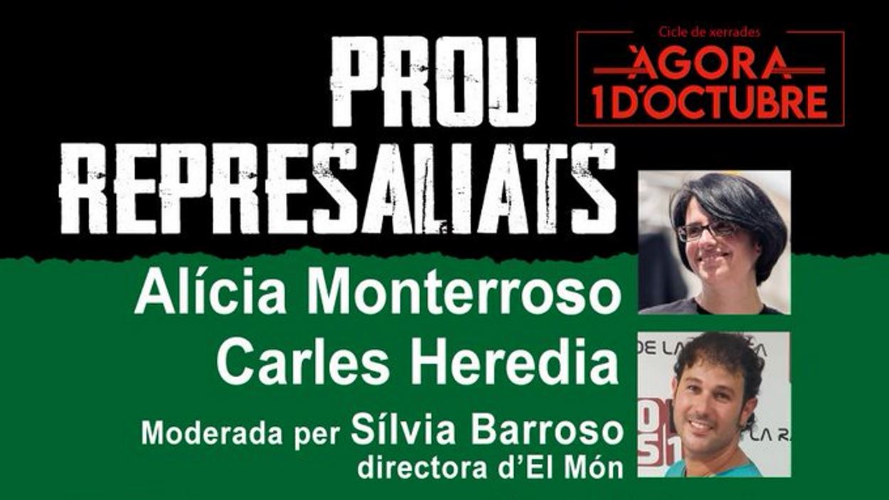 Cicle de xerrades 'Àgora 1 d'octubre': Alícia Monterroso i Carles Heredia