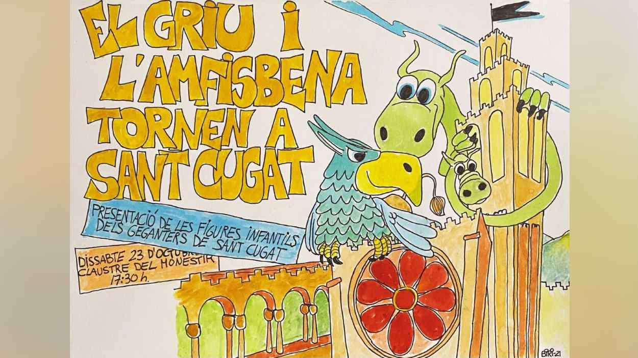 Festa de Tardor: Presentació del Griu i l'Amfisbena, les figures infantils dels Geganters