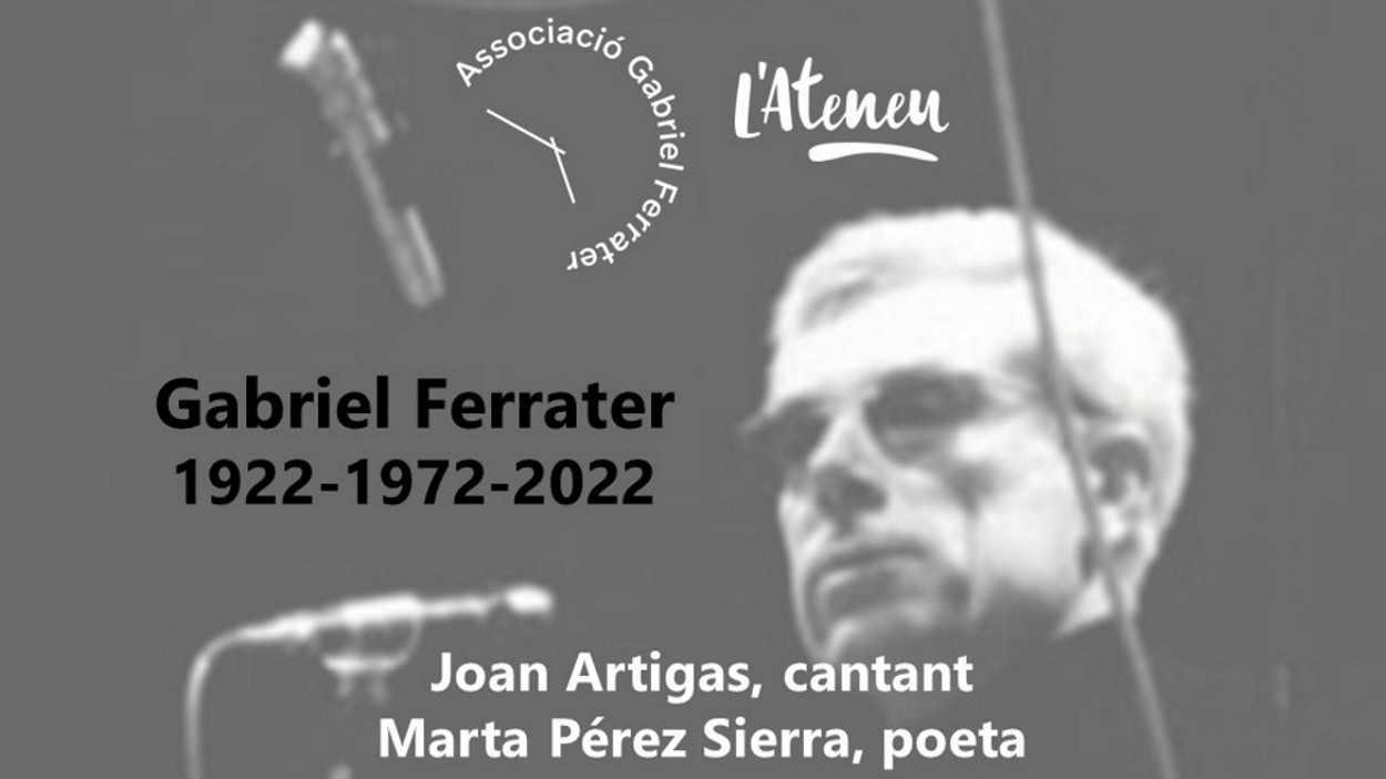 [Presencial i online] Recital i concert Gabriel Ferrater