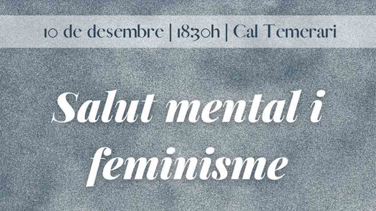 Xerrada: 'Salut mental i feminisme'