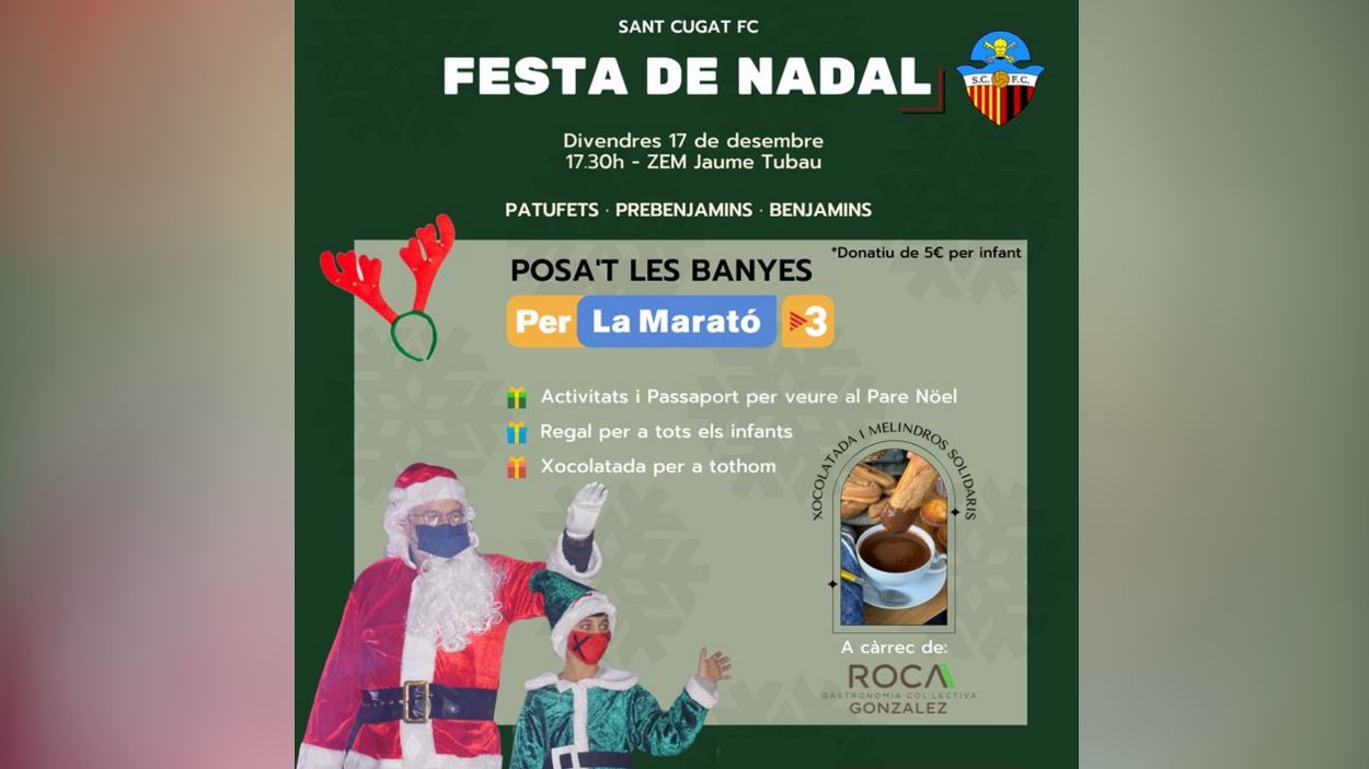 Nadal: Festa de Nadal del Sant Cugat FC