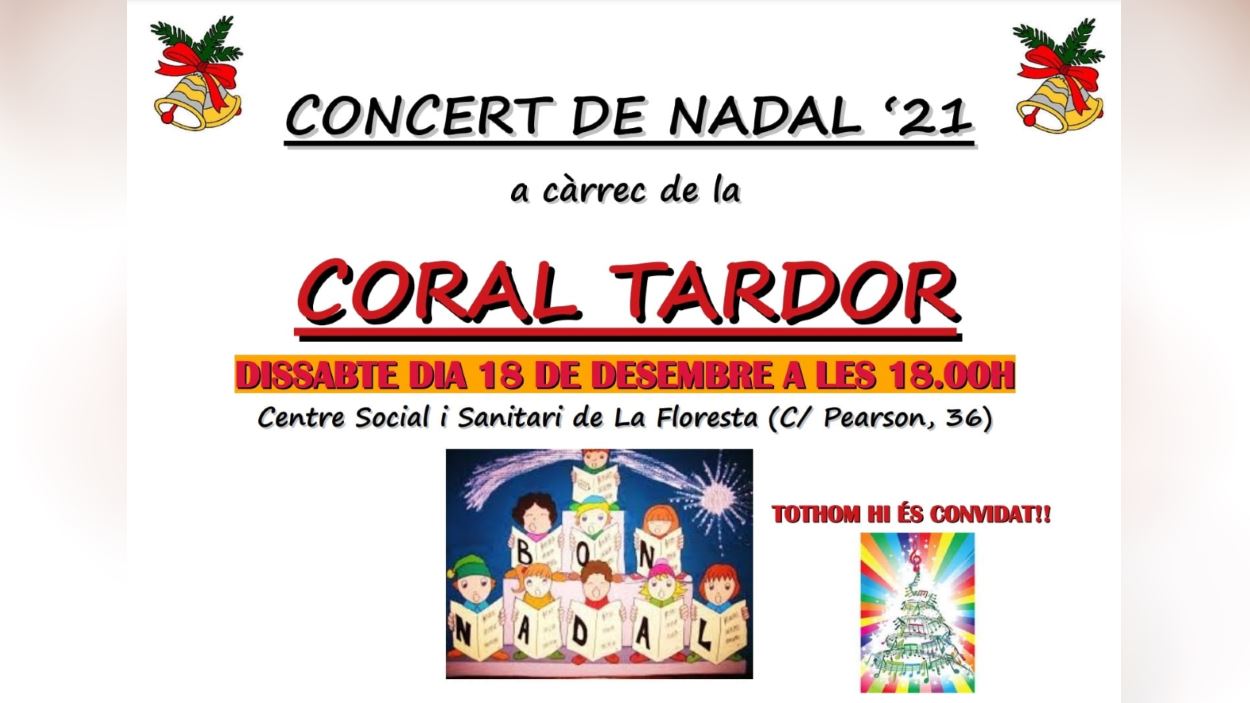Nadal: Concert de Nadal a càrrec de la Coral Tardor