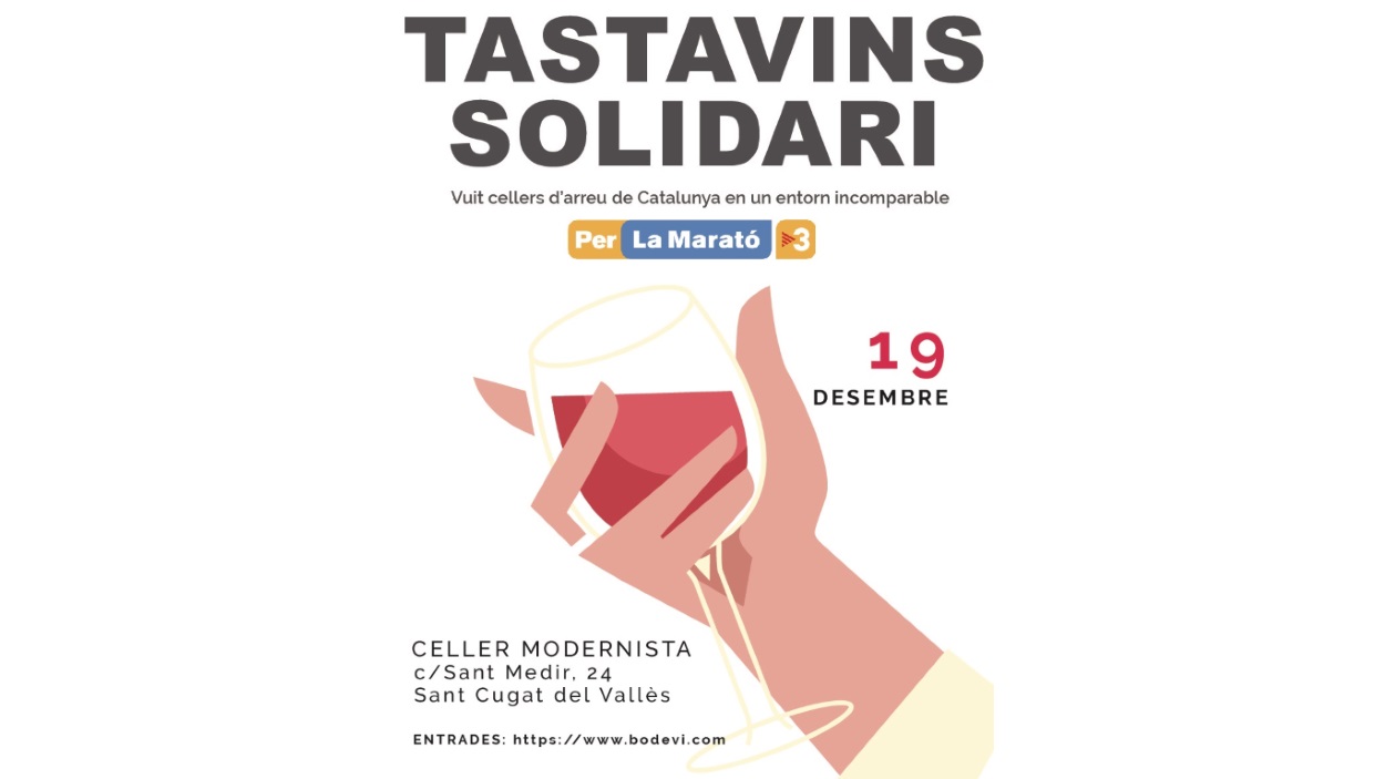 Tastavins Solidari per La Marató de TV3