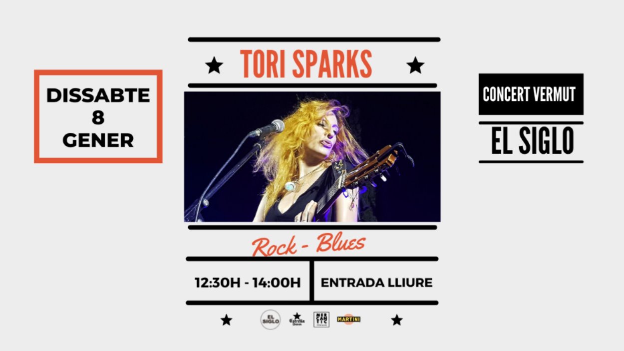 Concert-vermut a El Siglo: Tori Sparks