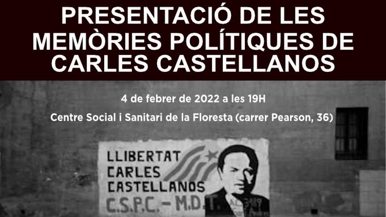 Presentació de llibre: 'Reviure el fets. Memòries polítiques', de Carles Castellanos