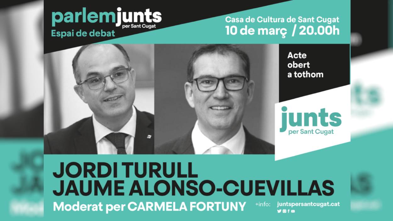 Espai de debat 'Parlem junts': Jordi Turull i Jaume Alonso-Cuevillas