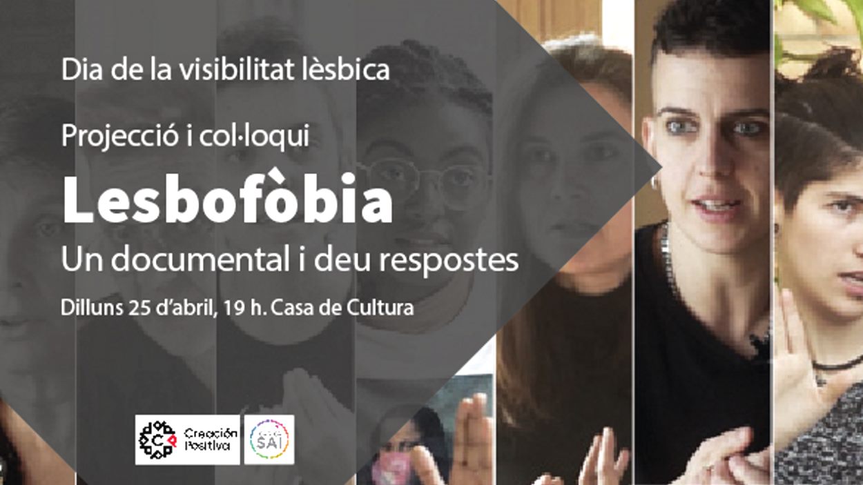 Dia de la Visibilitat Lèsbica. Projecció: 'Lesbofòbia. Un documental i deu respostes' i col·loqui
