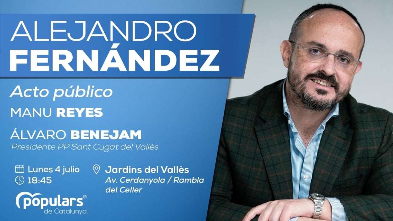 Acte polític (PP) amb Alejandro Fernández
