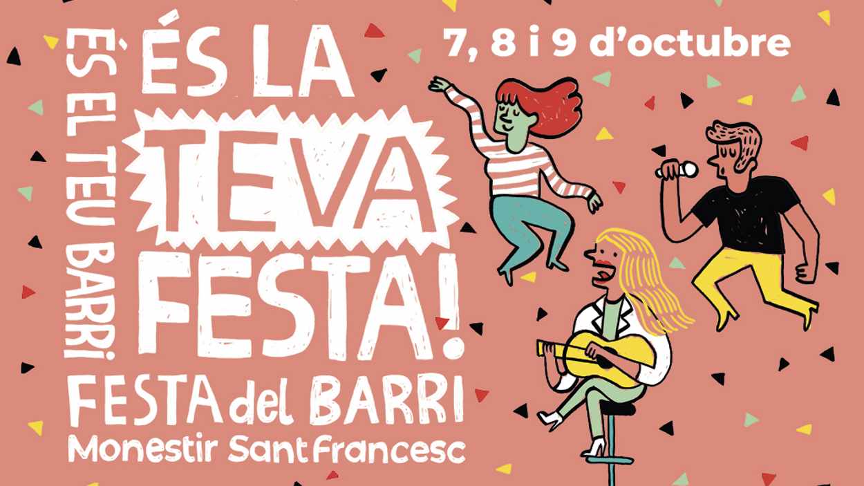 CANVI DE LLOC! Festa del barri Monestir Sant Francesc: Pregó i concert d'Alí Babrass
