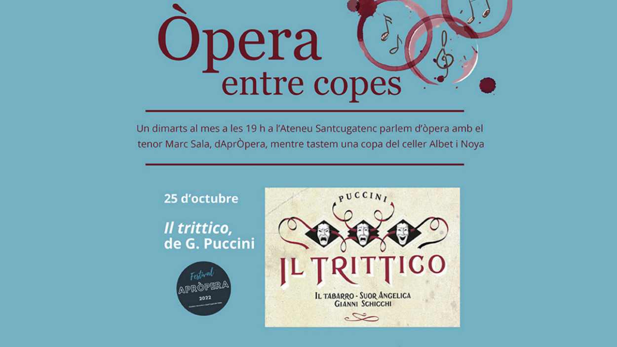 Òpera entre copes: 'Il Trittico', de Giacomo Puccini