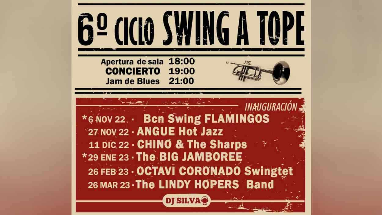 6è Cicle 'Swing A Tope': Angue Hot Jazz