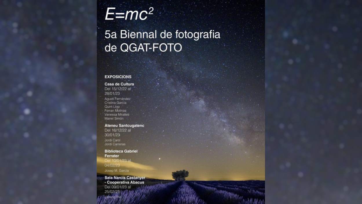 'E=mc²': 5a Biennal de fotografia de Qgat Foto [Abacus]