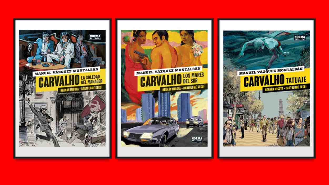 Presentació de l'edició de novel·les de la sèrie Carvalho de Vázquez Montalbán en còmic