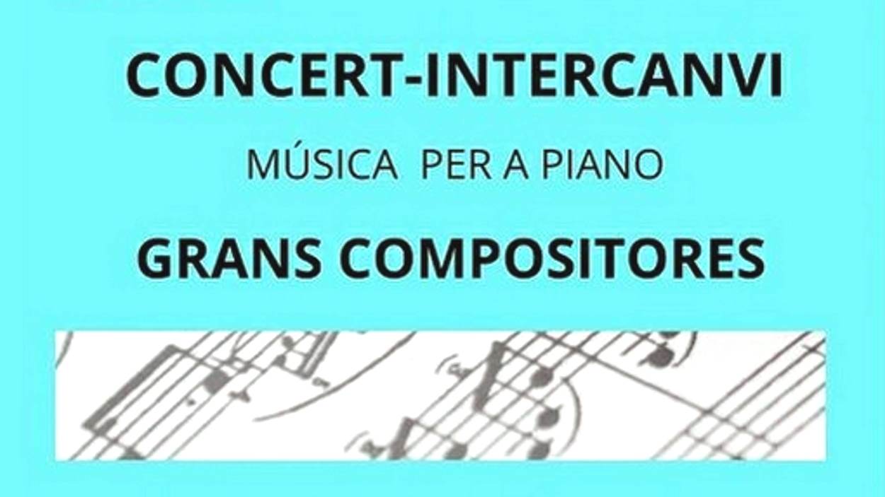 Concert-intercanvi de música per a piano: 'Grans compositores'