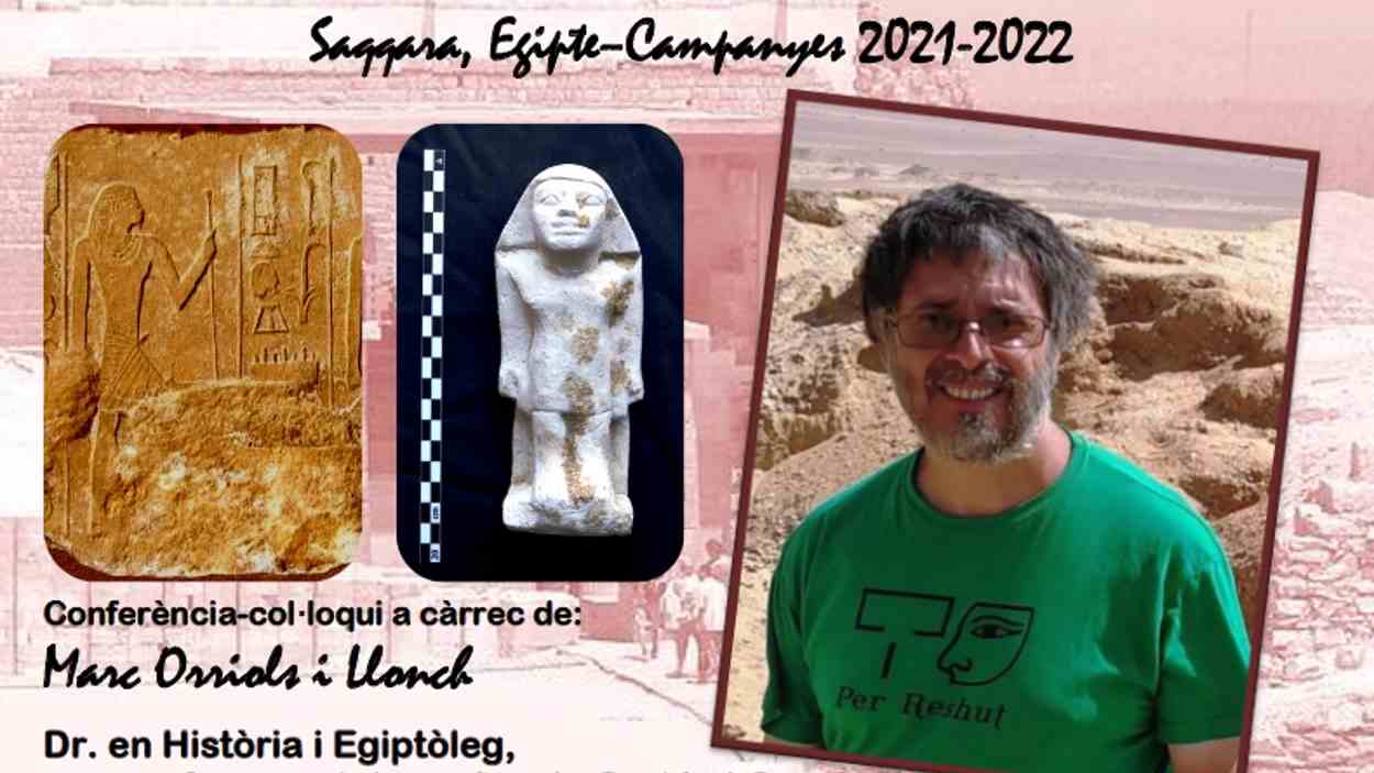 Conferència: 'Kom el-Khamaseen Project - Saqqara, Egipte - campanyes 2021 i 2022'