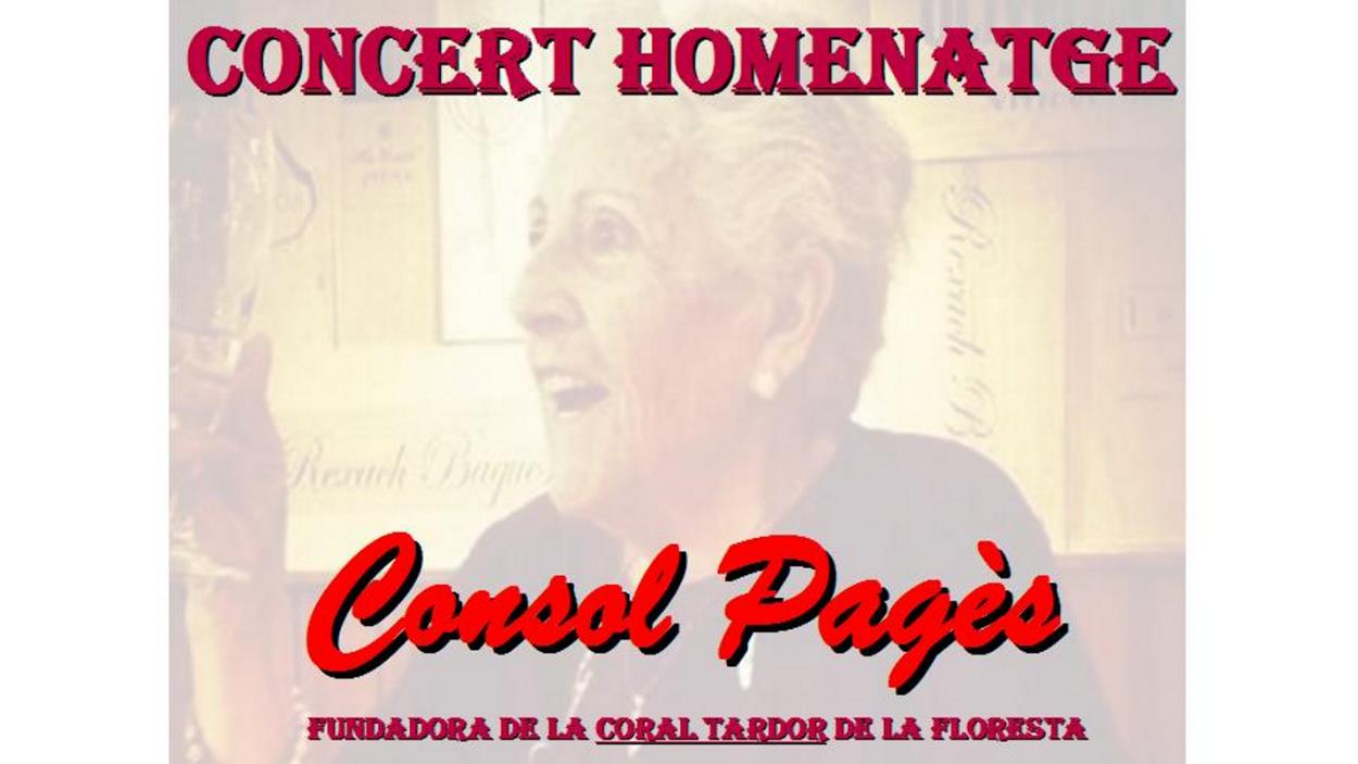 Concert en homenatge a Consol Pagès, fundadora de la Coral Tardor de la Floresta