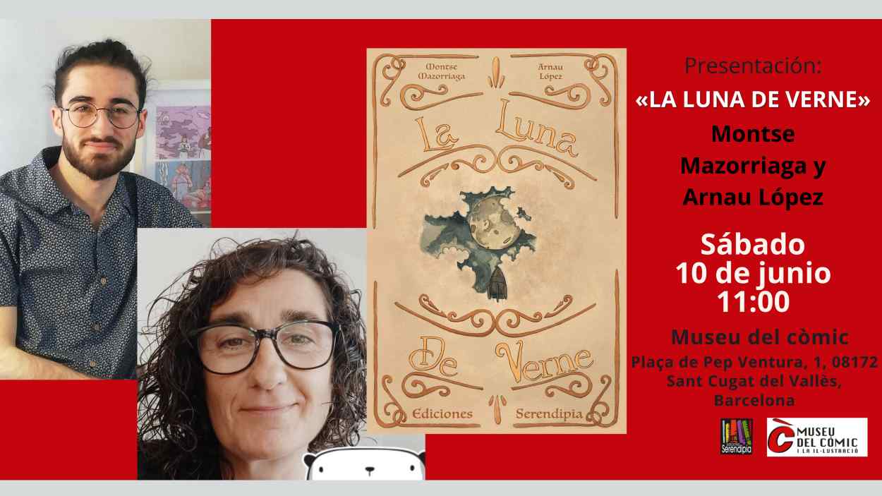 Presentació de llibre: 'La luna de Verne', de Montse Mazorriaga i Arnau López