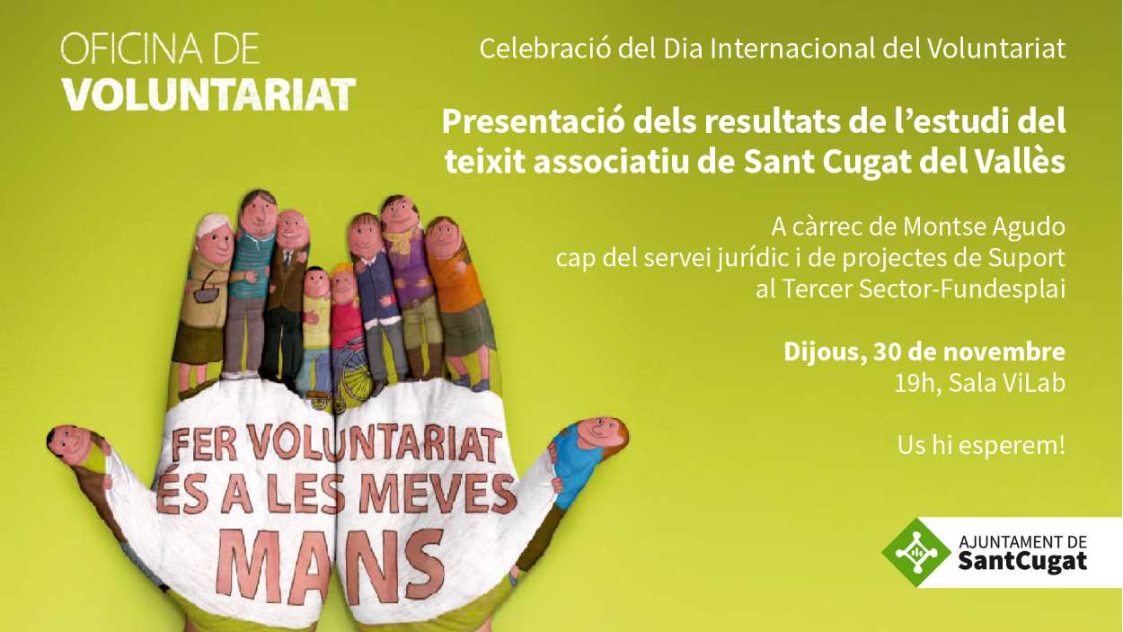 Celebració del Dia Internacional del Voluntariat