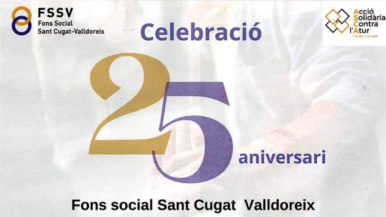 Acte de celebració del 25è aniversari del Fons Social Sant Cugat Valldoreix