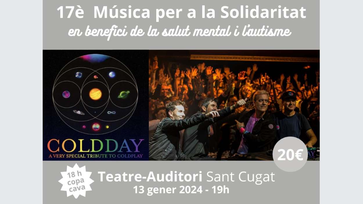 17è Concert benèfic 'Música per a la solidaritat' del Rotary Club Sant Cugat amb Coldday