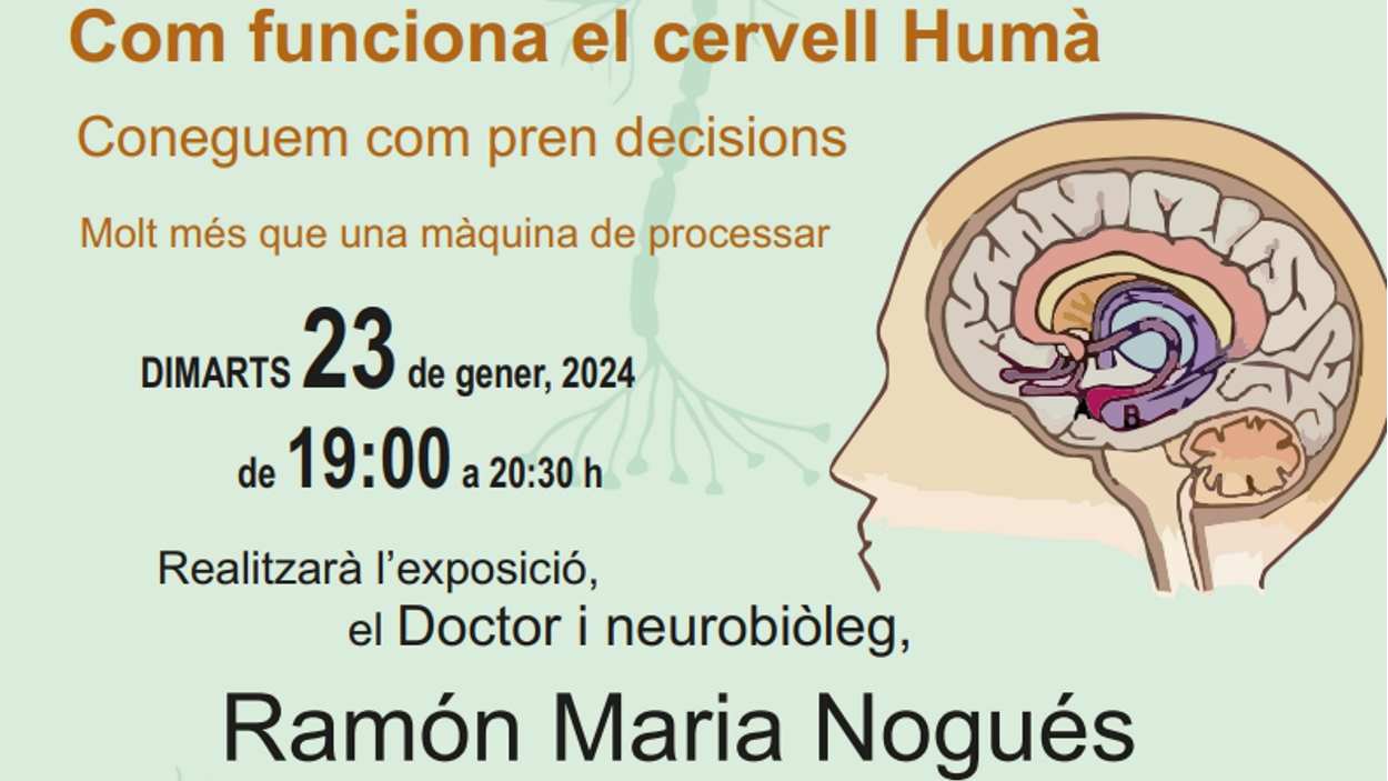 Diàlegs entre ciència i religió - cicle 2023/24: 'Com funciona el cervell humà'