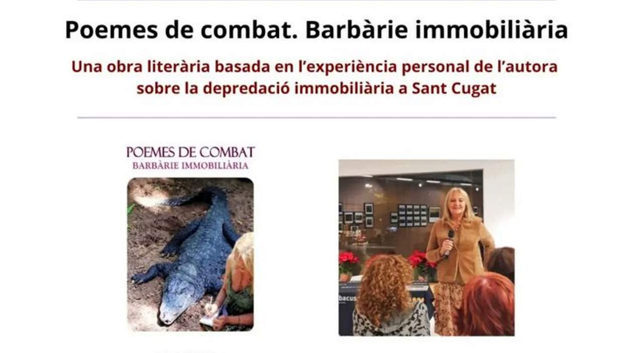Presentaci de llibre: 'Poemes de combat. Barbrie immobiliria', de Carme Cabs