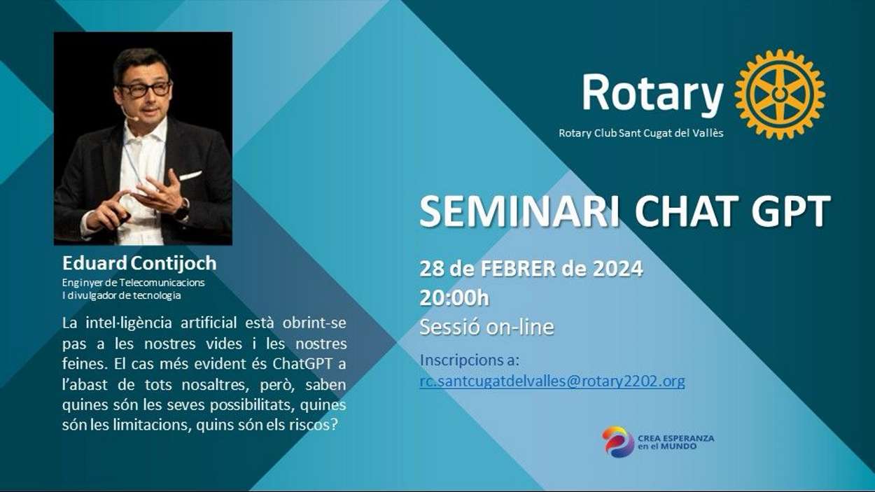 Seminari: 'ChatGPT' [online]
