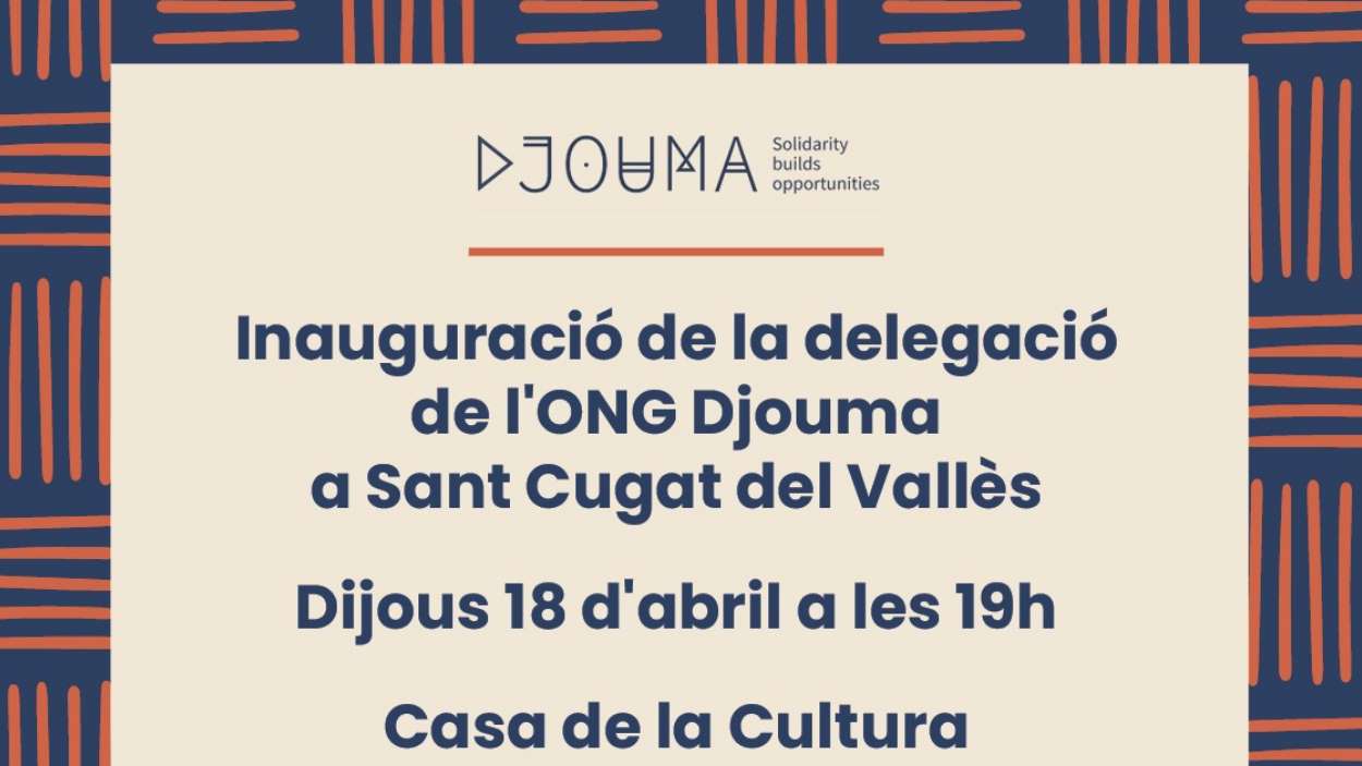 Inauguraci de la delegaci de l'ONG Djouma a Sant Cugat