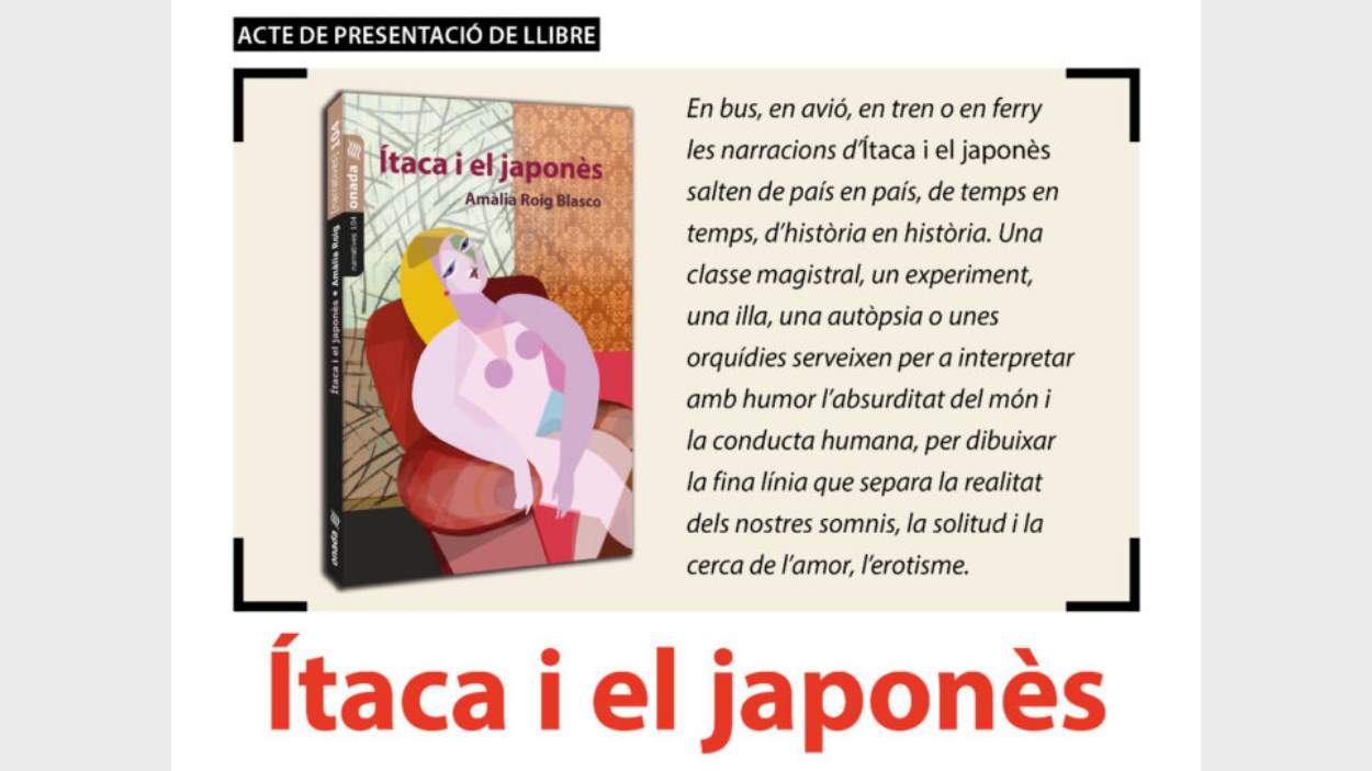 Presentaci de llibre: 'taca i el japons', d'Amlia Roig