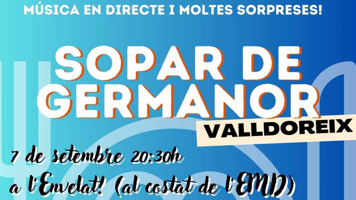 Sopar de germanor del comer de Valldoreix