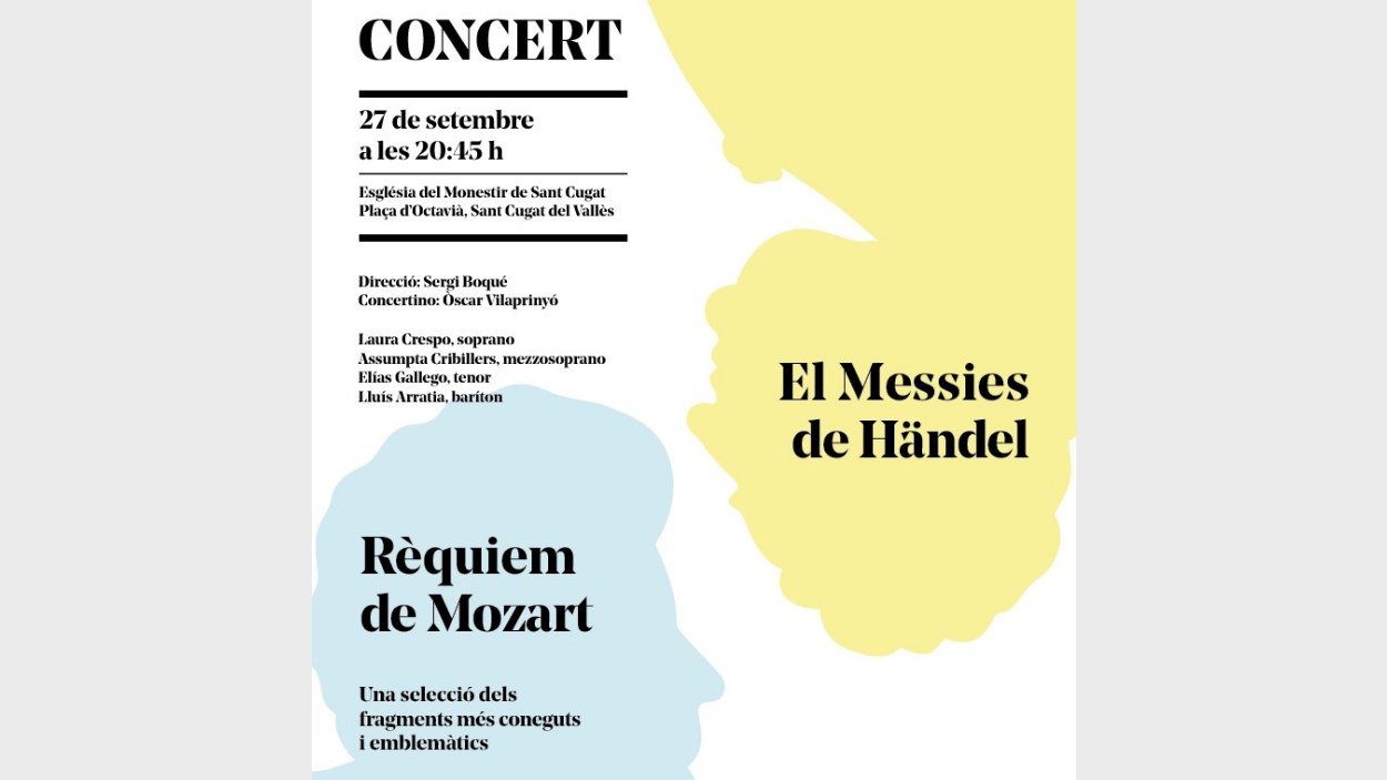 Concert benfic: Rquiem de Mozart + Messies de Hndel