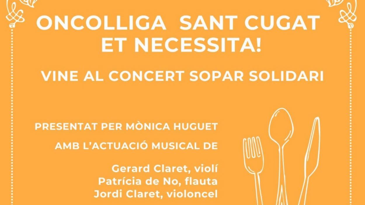 Concert sopar solidari d'Oncolliga