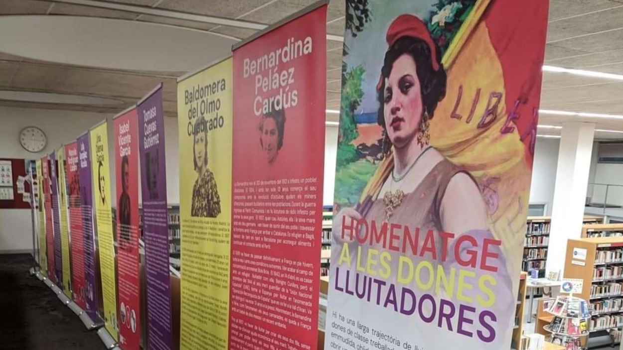 Exposici: 'Roig i violeta. Homenatge a les dones lluitadores'