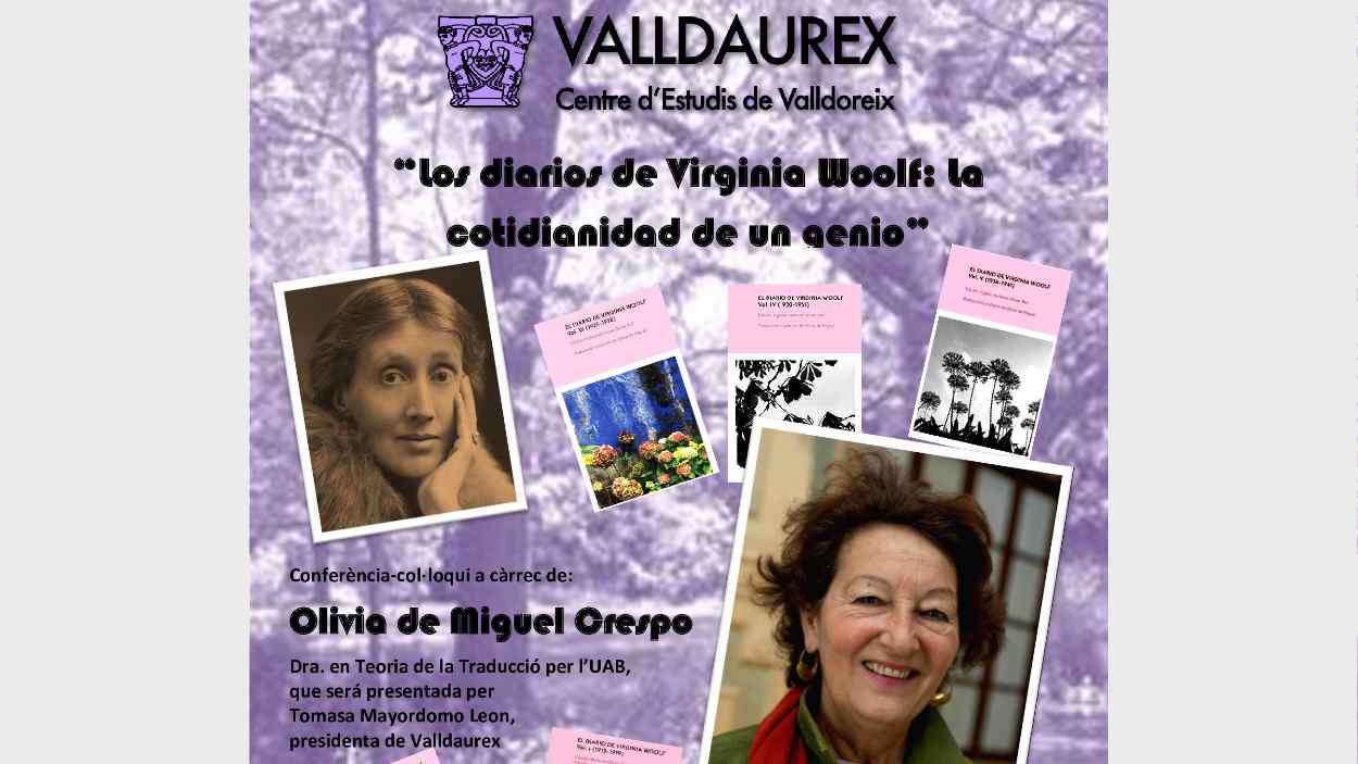 Conferncia Valldaurex: 'Los diarios de Virginia Woolf: la cotidianidad de un genio'