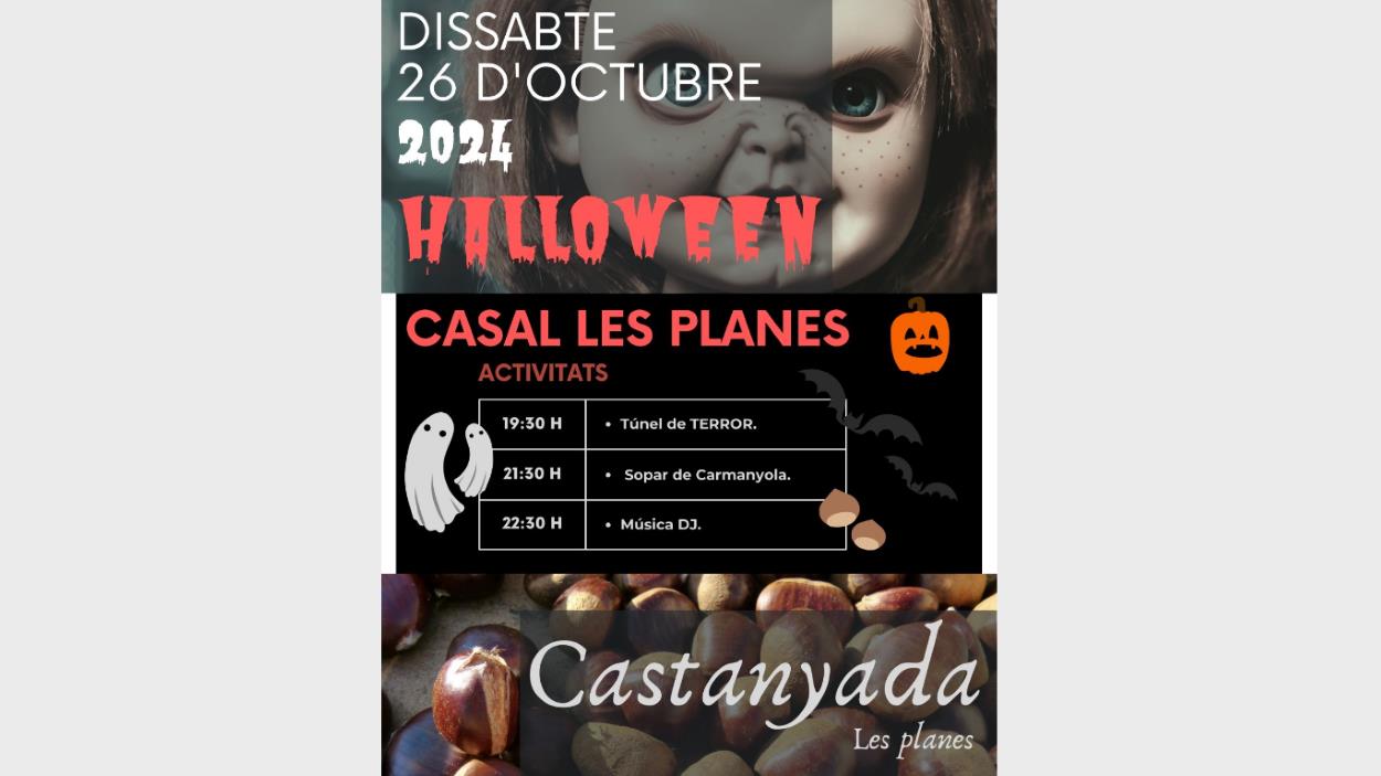 Castanyada i Halloween a les Planes