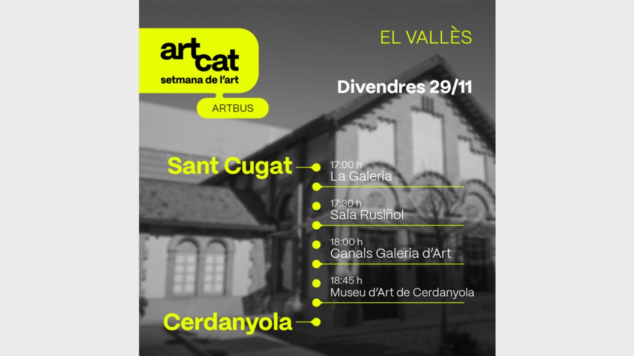 'Artbus': Visita a galeries de Sant Cugat i al Museu de Cerdanyola