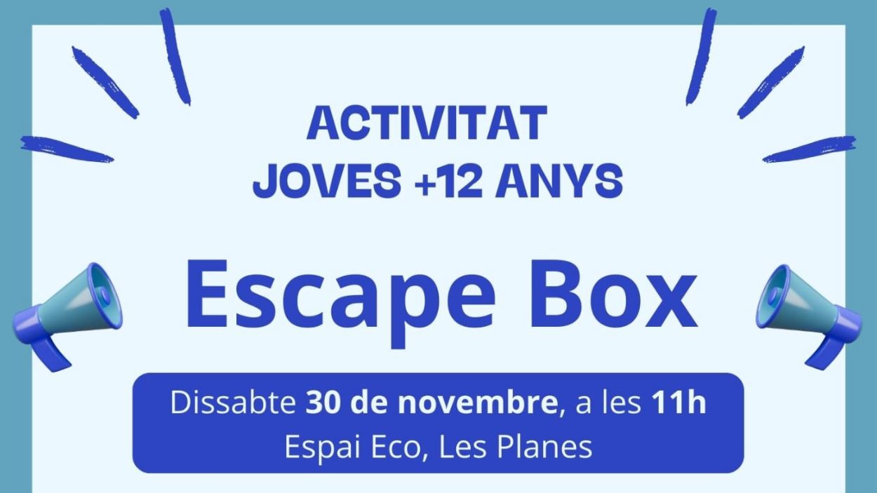 Activitat per a joves: 'Escape Box'