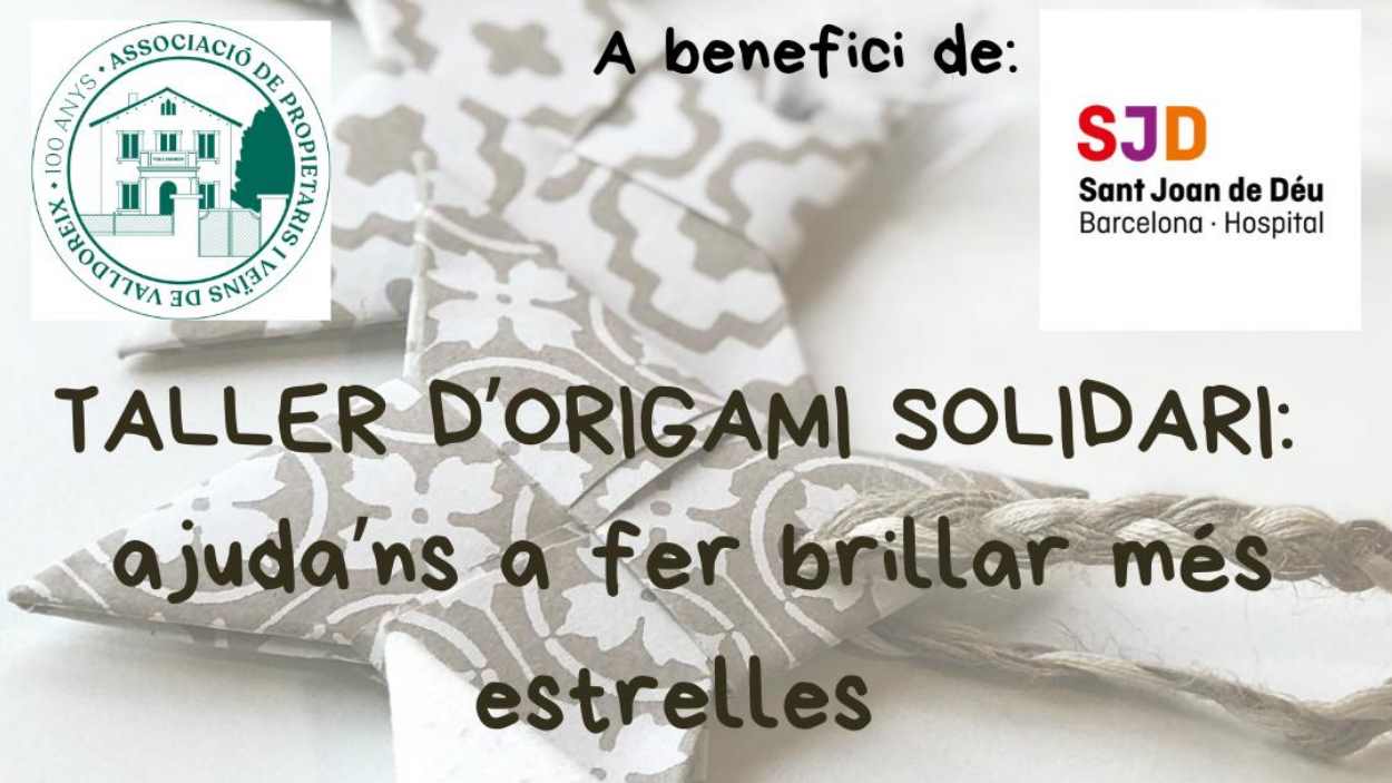 Taller d'origami solidari