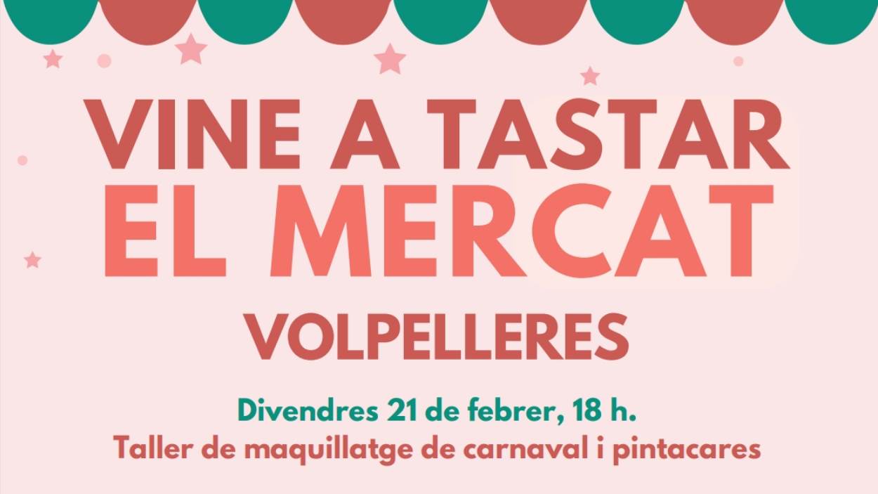 Vine a tastar el Mercat: Taller de maquillatge de Carnaval i pintacares