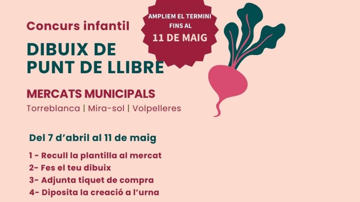Concurs infantil de dibuix de punt de llibre