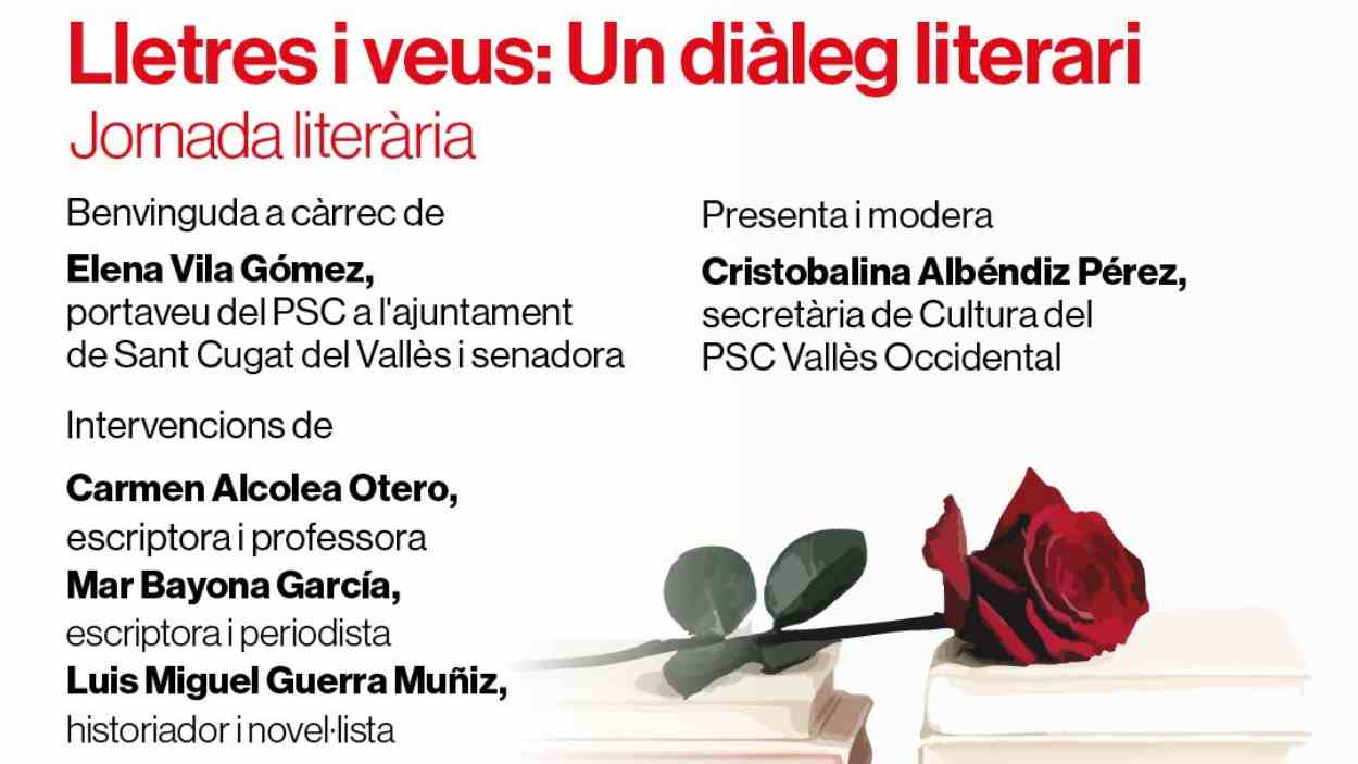 Jornada literria (PSC): 'Lletres i veus: Un dileg literari'