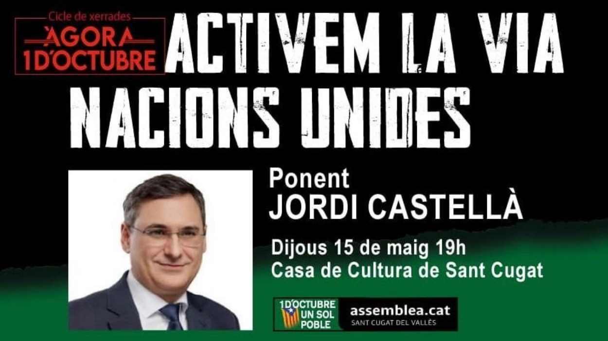 Cicle de xerrades 'gora 1 d'Octubre': 'La Via Nacions Unides'