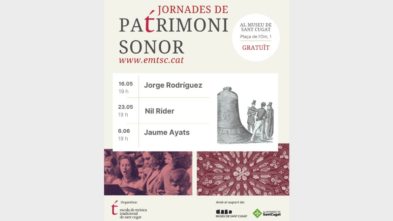 Jornades de Patrimoni Sonor: 'Els goigs com a font per la metahistria de les imatges sagrades'