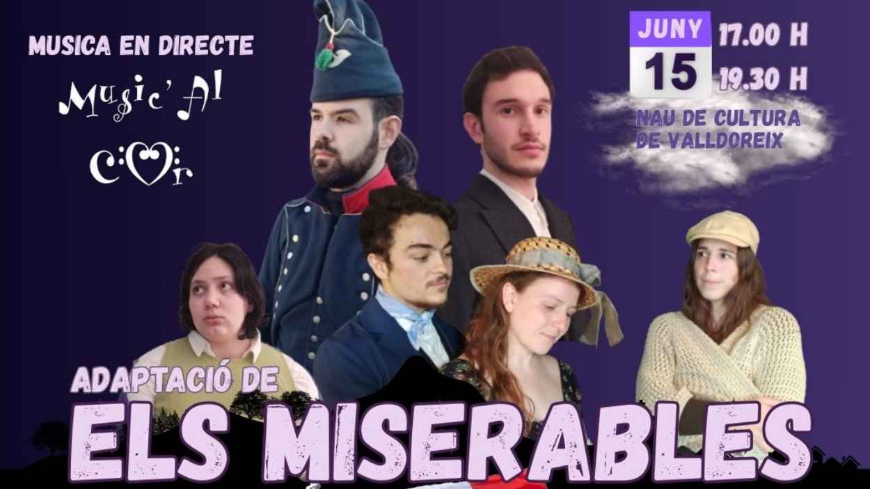 'Els Miserables': Musical adaptaci de Music'al cor [2 funcions]