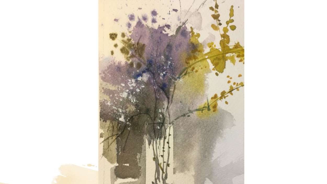 Taller d'aquarella de flors