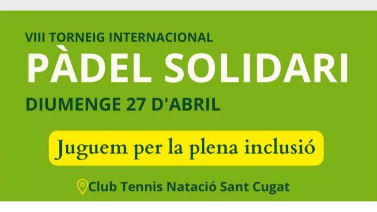 8 Torneig internacional pdel solidari