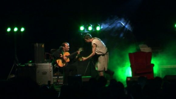Albert Pla i Diego Corts en un moment del concert