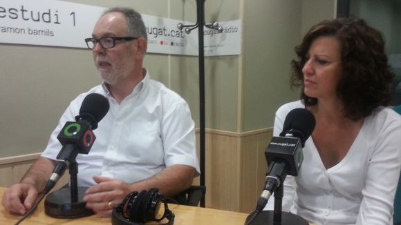 Vicen Alegre i Slvia Solanellas, de l'ANC