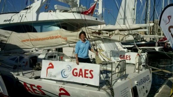 Anna Corbella s navegant ocenica professional / Foto: Fundaci Navegaci Ocenica Barcelona