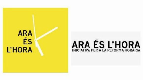 'Ara s l'hora' s la iniciativa per a la reforma horria / Foto: Ara s l'hora